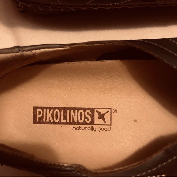 Pikolinos womens jerez navy blue leather moccasins loafers shoes - Picture 13 of 16